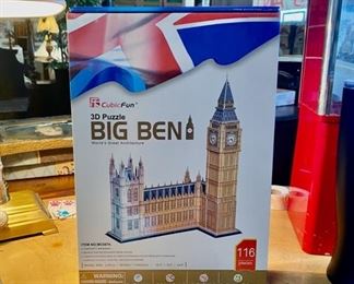 116 Piece 3-D BIG BEN CubicFun Puzzle, New in Box