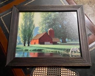 Paul Detlefsen framed Barn picture