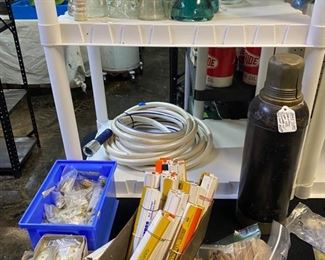 Carpenter Pencils and lots of tools and other garage items