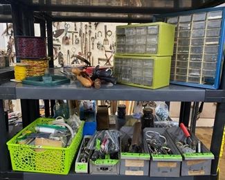 Garage Storage Boxes and Tools