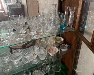 . . . more glassware