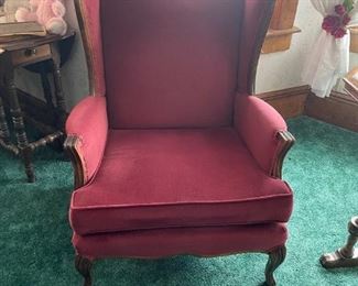 . . . a second wing chair