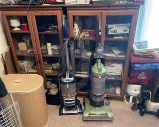 . . . bookshelves and vacuums 