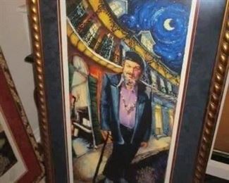 Dr. John, 1998, New Orleans Jazz and Heritag Festival poster,  pencil signed by James Michaloupoulos, with Remarque. Artist proof from an edtion of 100.