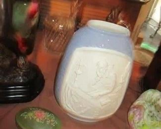 LLADRO vase of Don Quixote 