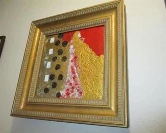 Certainly after Gustave Klimt. Wonderfully painted