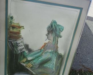 Etienne Ret. pencil signed