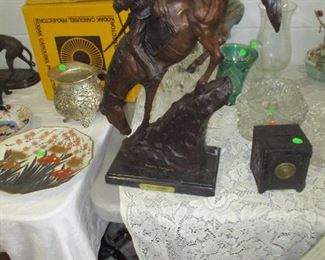 "Mountain Man" bronze by Frederick Remington