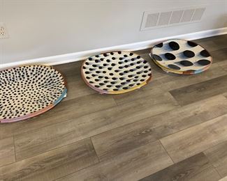 Ceramic birdbaths basins (only)