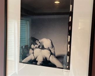 Framed lithograph:  signed and numbered