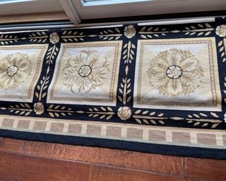 9 x 12 needlepoint area rug (excellent condition)