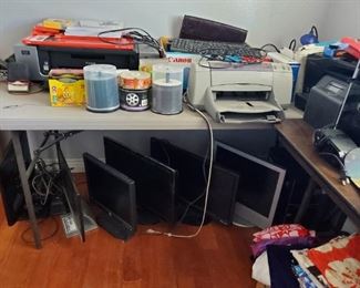 Computer monitors, TV, printers, fax machine and more
