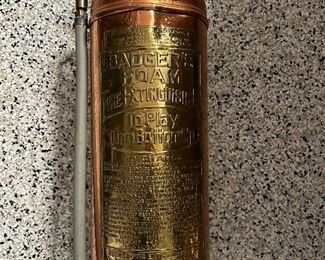 Copper fire extinguisher