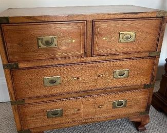 Brass inlay champagne chest