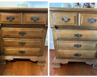 Bed side tables by Cherokee Pleasant Valley - Maple