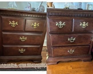 pair of matching night stands