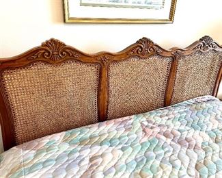 full size cane headboard