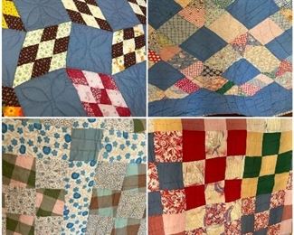 Vintage handmade quilts