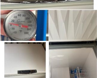 White Westinghouse small chest freezer