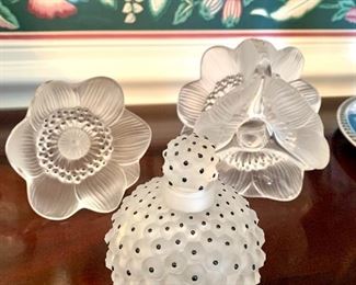 Lalique crystal pieces