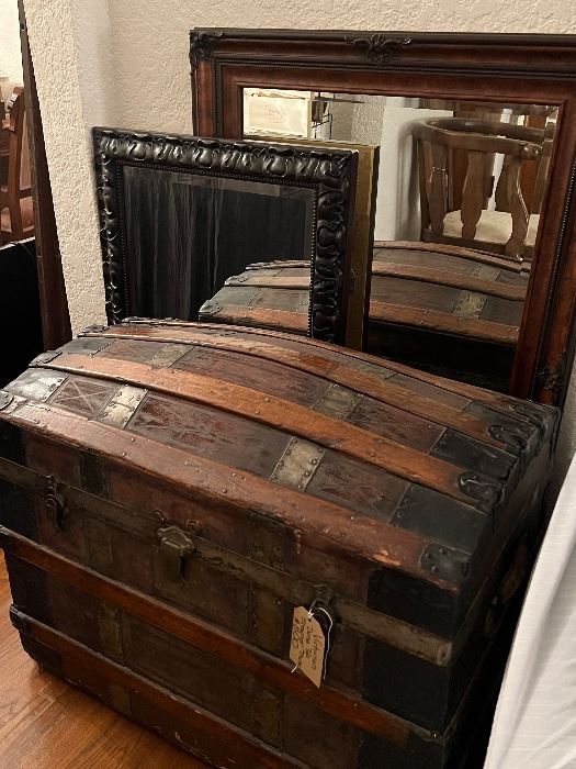 Victorian Dome Top Steamer Trunk