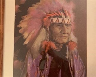 Chief Lookout, Chief of the Osage Tribe.