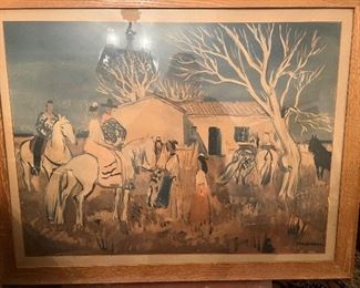 Art Print by Yves Brayer