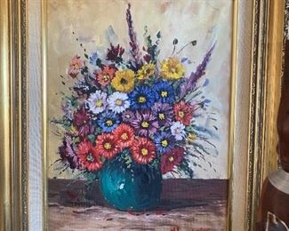 Painting by Van Vlaardingen