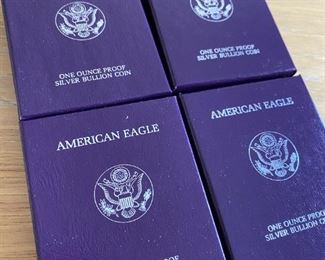 American Eagle One Ounce Proof Silver Bullion Coins