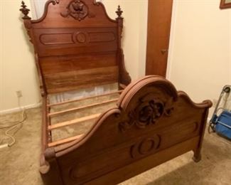Beautiful antique bed in mint condition.
