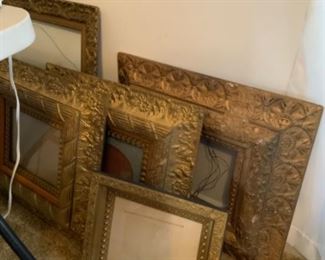 Ornate frames.
