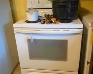 Nice electric stove.