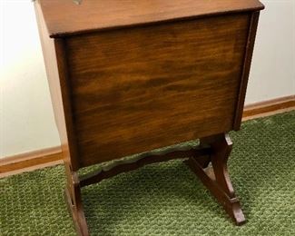 Antique Wood Sewing Stand