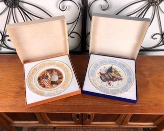 Avon "Betsy Ross" Plate.          Avon "Freedom" Plate. 
