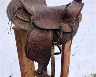 Small Western Saddle.