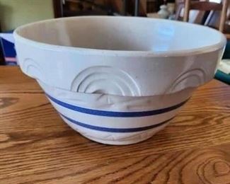 Large Roseville pottery bowl.  No chips or cracks