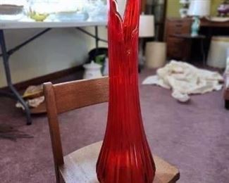 Beautiful MCM vase.    2 feet + tall