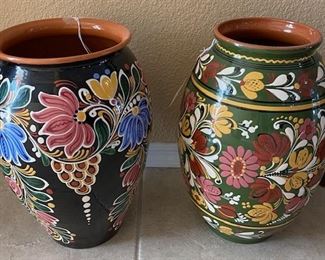 GLAZED HUNGRIAN LARGE POTS