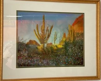BETTY PALMER FRAMED PAINTING