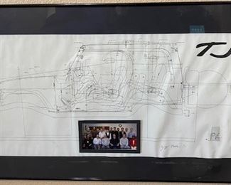 FRAMED CAR DRAFT