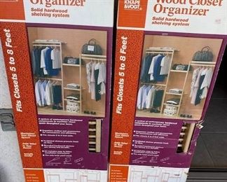 WOOD CLOSET ORGANIZERS