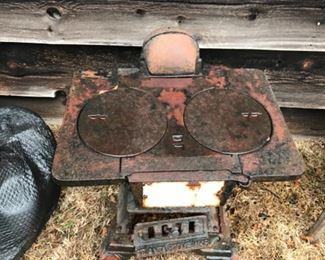 Vintage cast iron stove