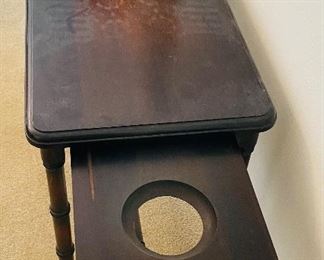 $68 
Small side table/ smoking stand&nbsp; 24Lx12Dx23T