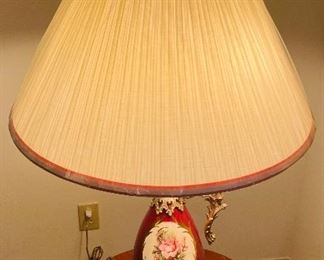 $60 
Ewer lamp porcelain 33H