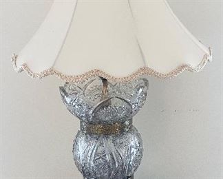 $150 
Crystal Lamp 34H one crack