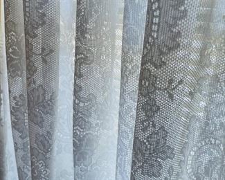 $150 
Pair of yellow mustard draperies for 36W window w panels 90L