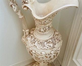 $90 
Large cream pottery entry way