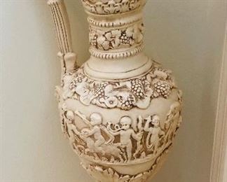 $90 
Large cream pottery entry way