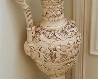 $90 
Large cream pottery entry way