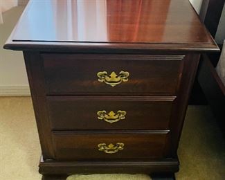 $180 
Mahogany two night 1 chest/1 table with drawer